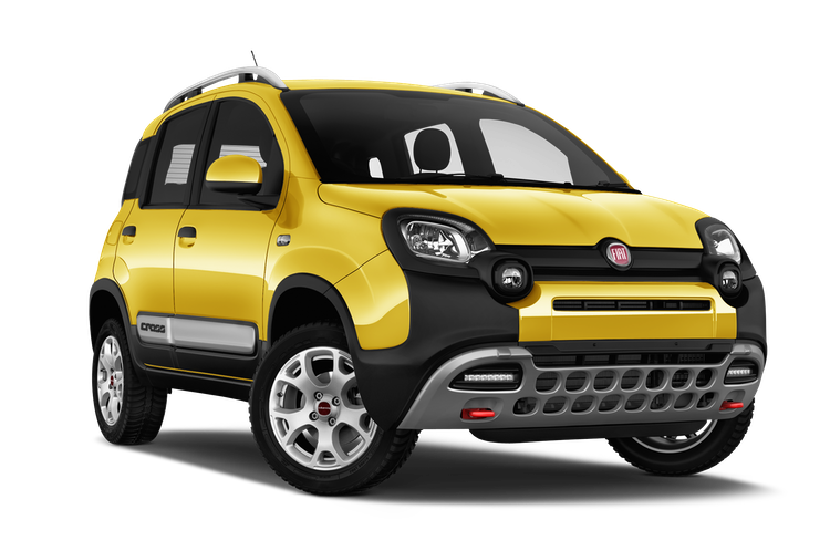 Fiat Panda Yellow Free HD Image PNG Image