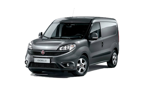 Dark Fiat Van Grey Doblo PNG Image