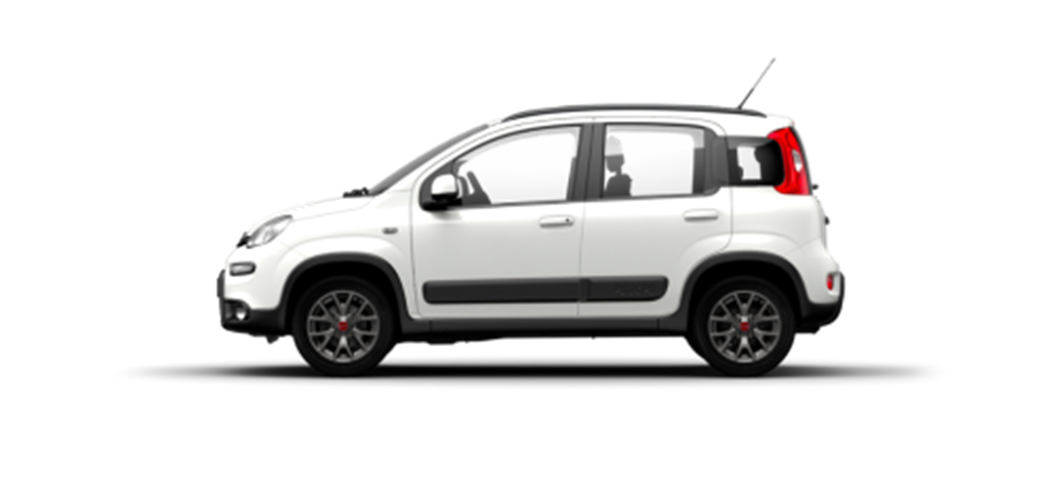 Fiat Side Photos White Panda View PNG Image