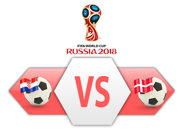 Fifa World Cup 2018 Croatia Vs Denmark PNG Image