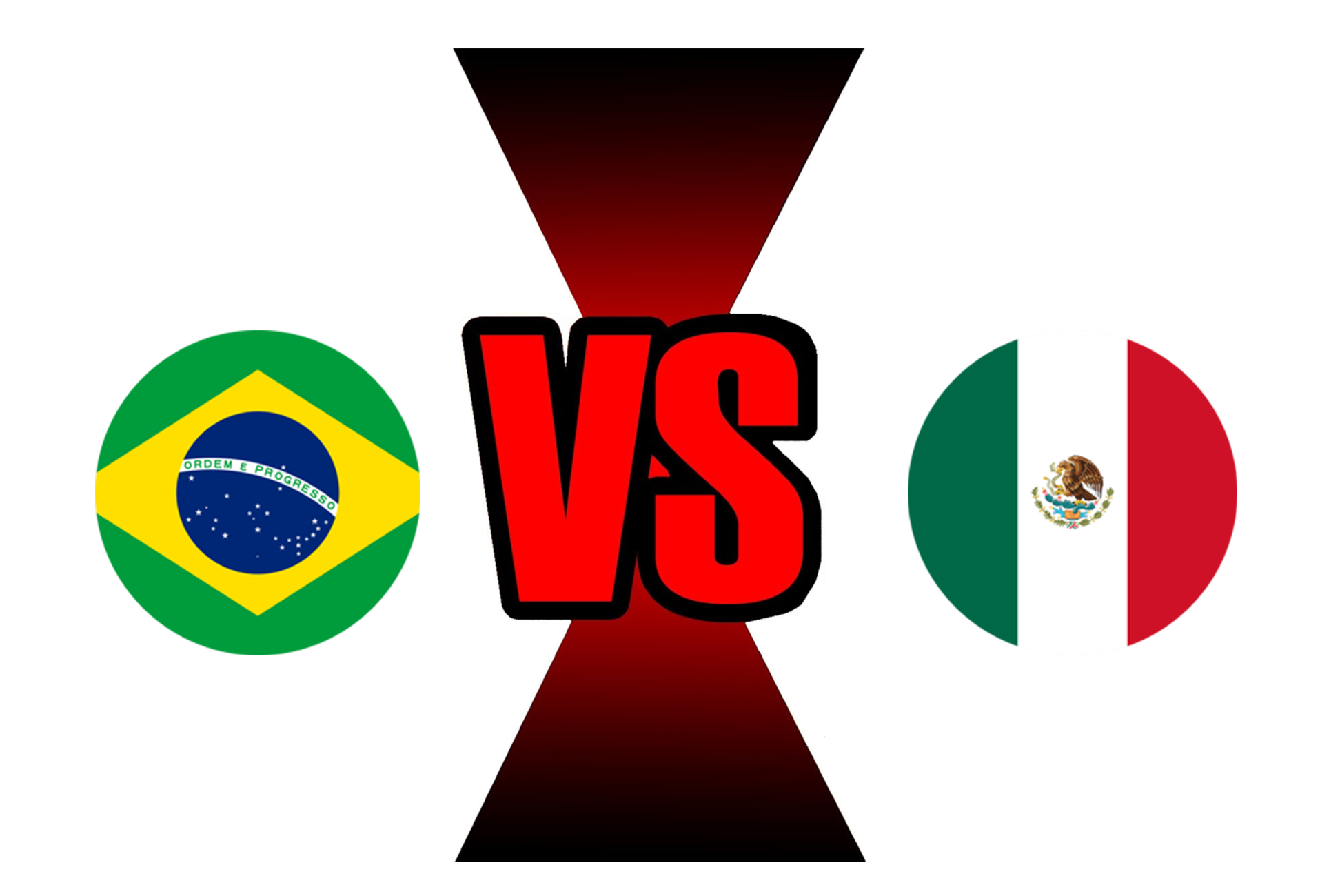 Fifa World Cup 2018 Brazil Vs Mexico PNG Image