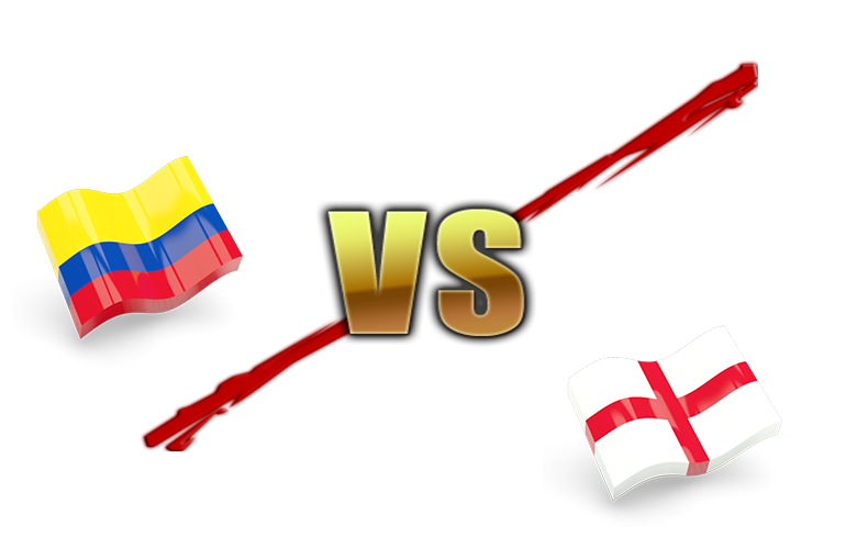 Fifa World Cup 2018 Colombia Vs England PNG Image