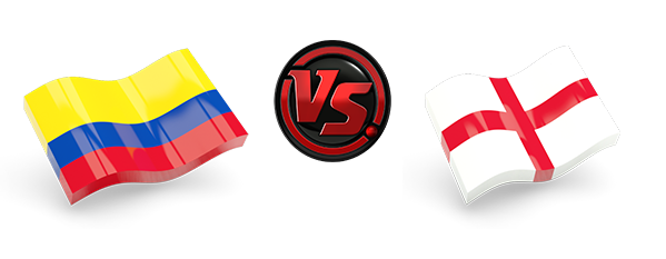 Fifa World Cup 2018 Colombia Vs England PNG Image