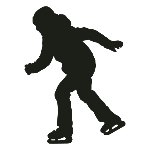 Skating Athlete Silhouette Figure Free Transparent Image HD PNG Image