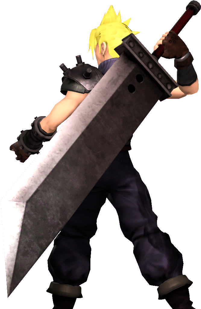 Cloud Strife HD Image Free PNG Image