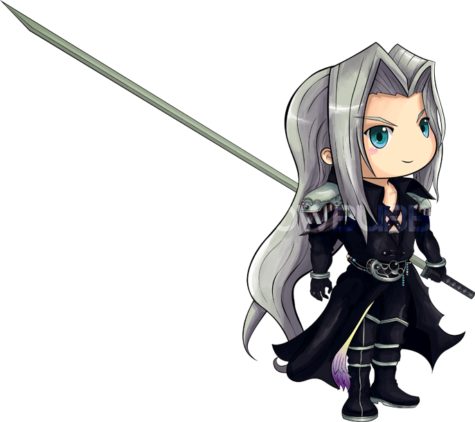 Fantasy Final Sephiroth PNG Free Photo PNG Image