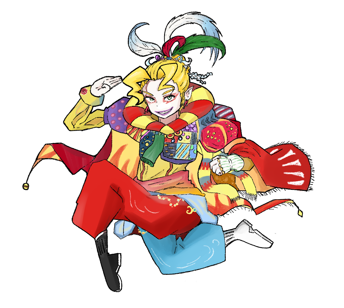 Joker Palazzo Kefka Free PNG HQ PNG Image