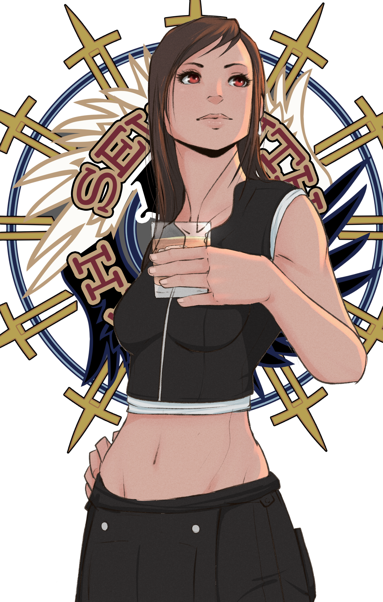 Lockhart Tifa HD Image Free PNG Image