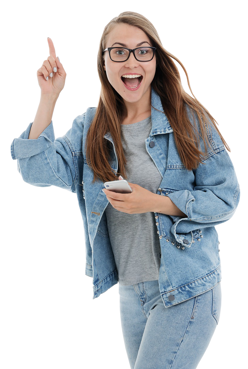 Mobile Finger Female Free HQ Image PNG Image