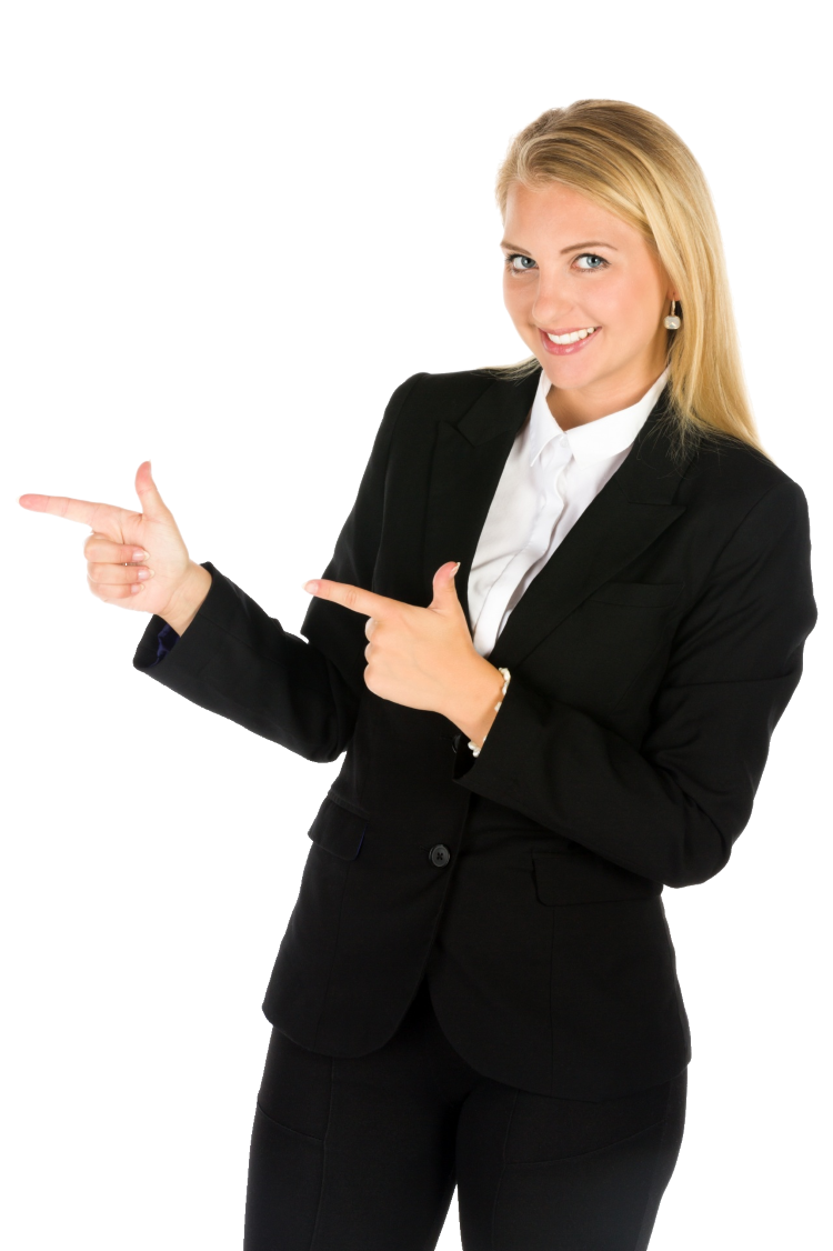 Up Close Female Business Finger PNG Image