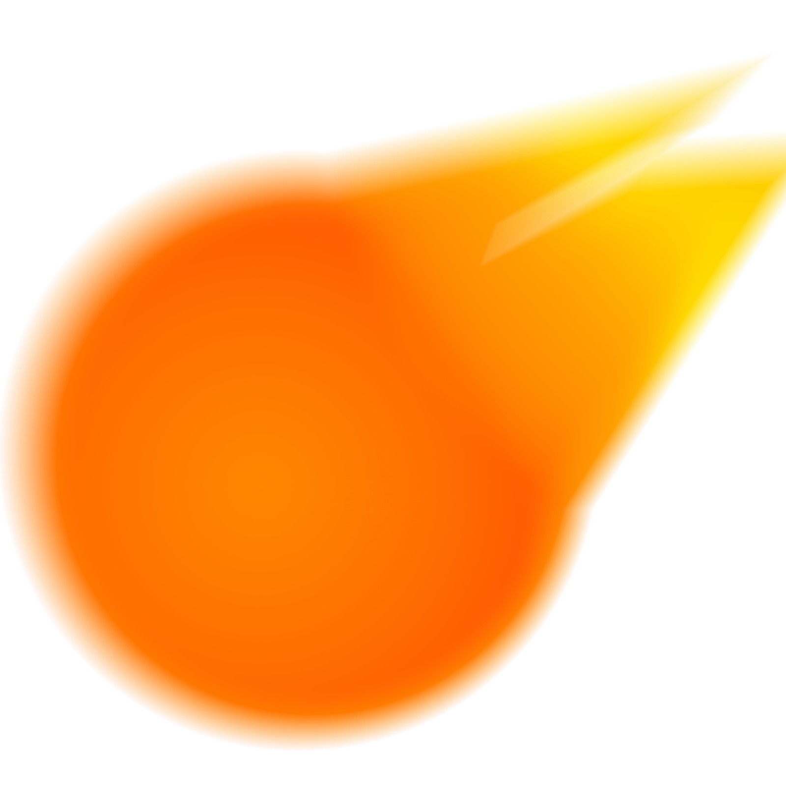 Falling Fireball Free HQ Image PNG Image