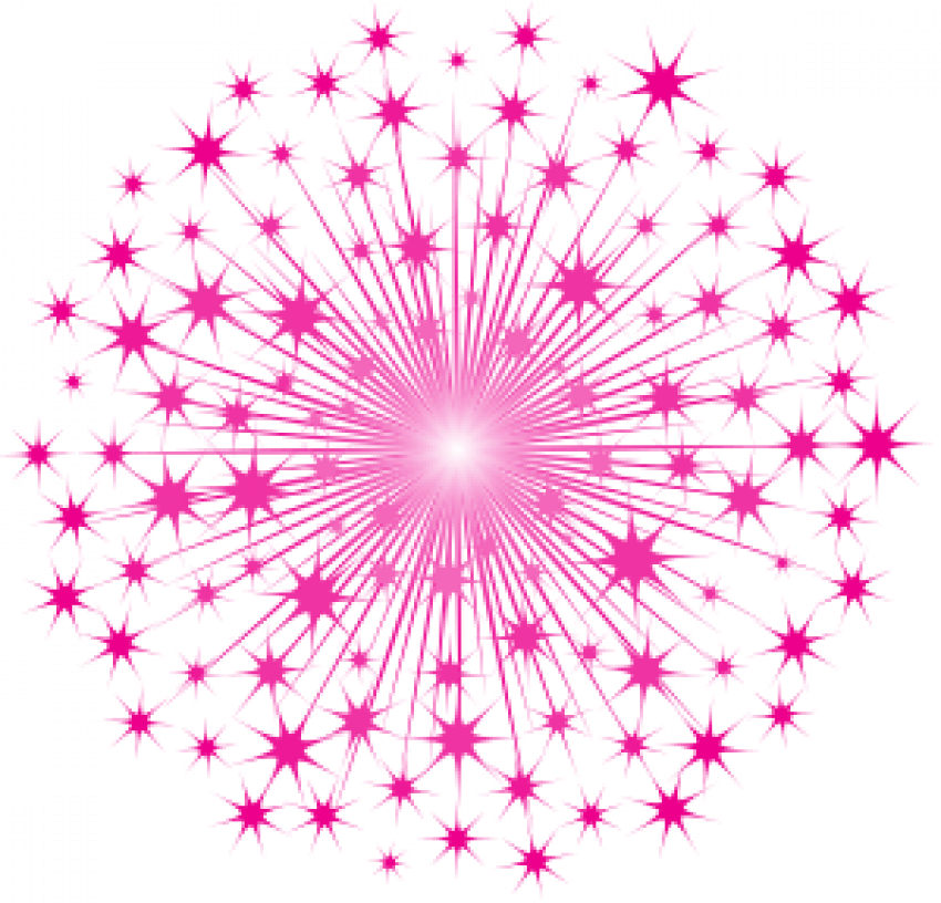 Pink Fireworks Vector PNG Download Free PNG Image