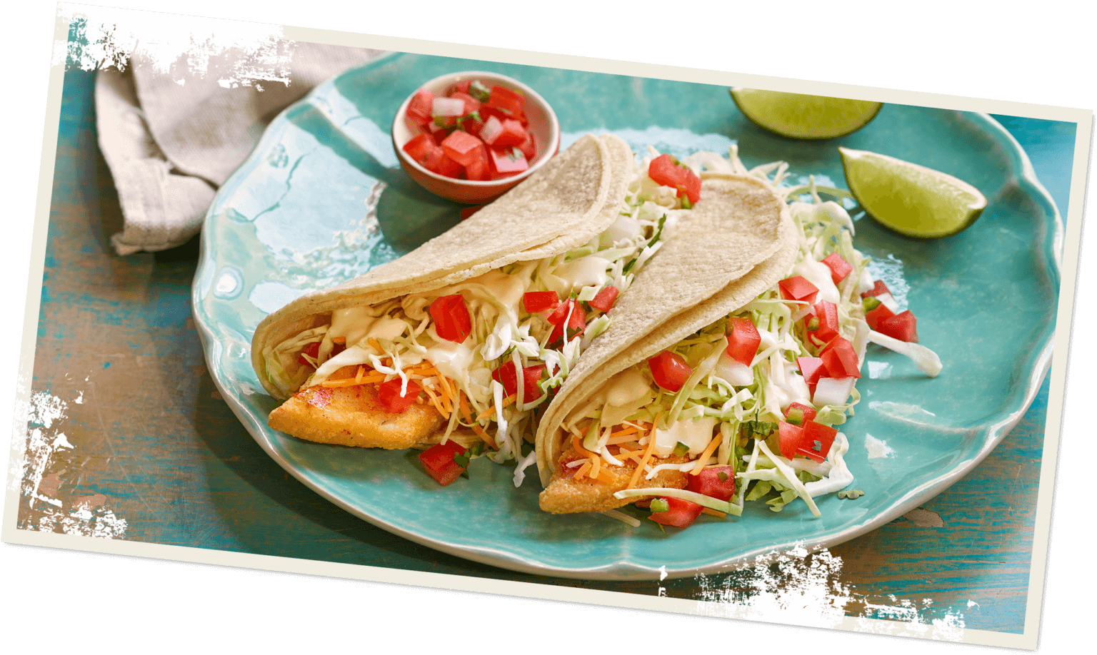 Gourmet Fish Taco Free HD Image PNG Image