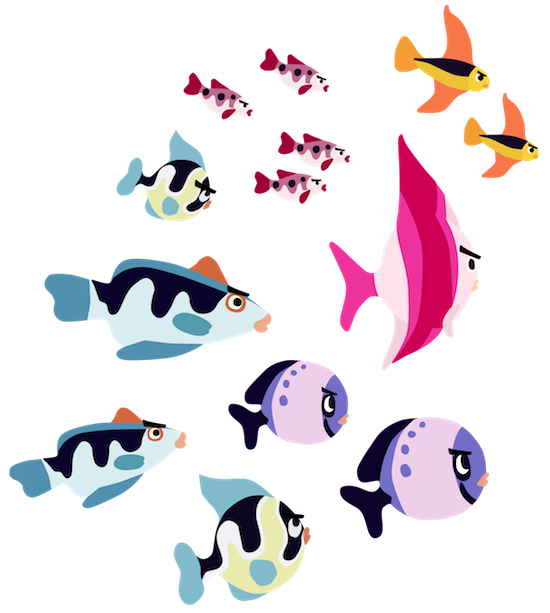 School Of Fish Transparent Image PNG Image