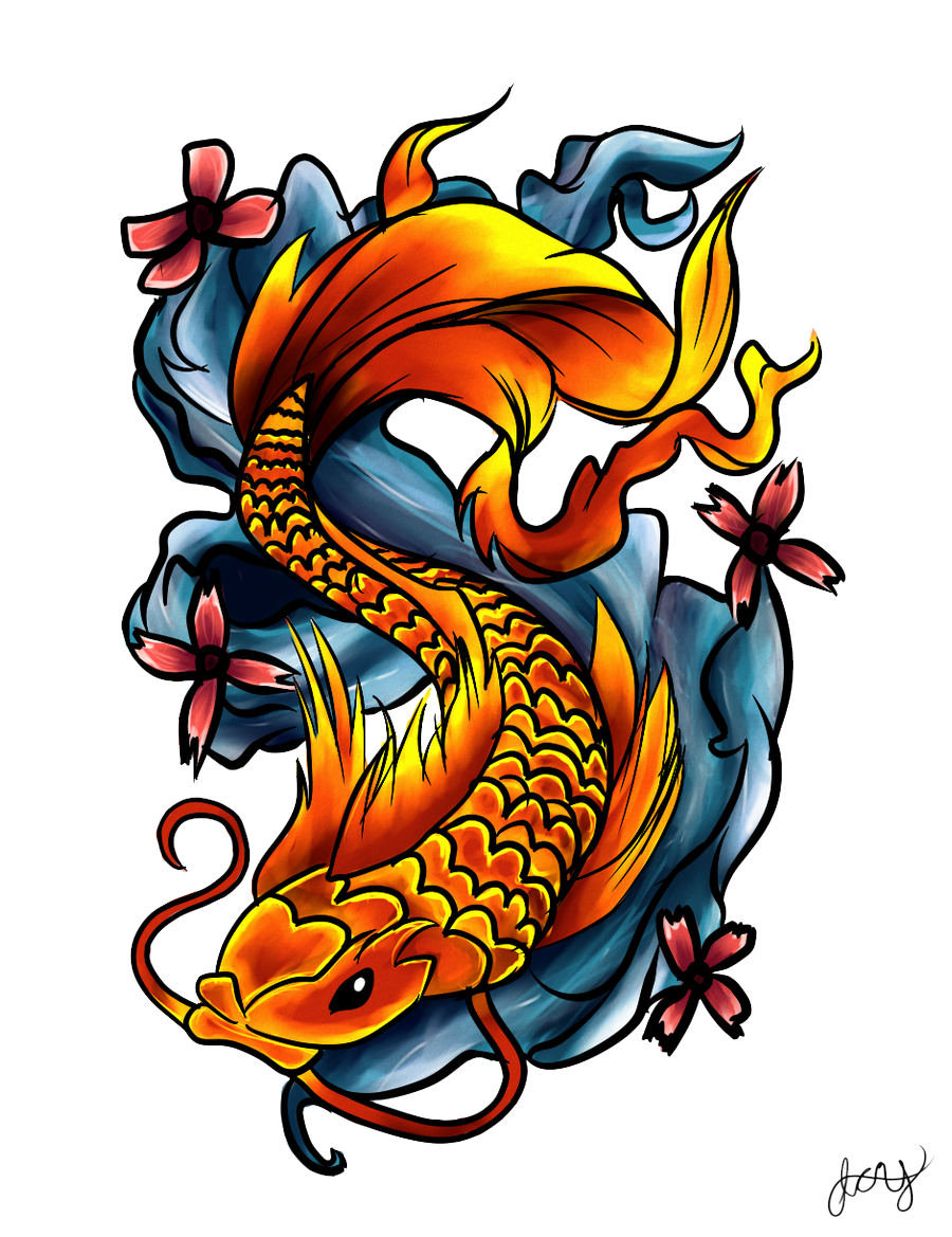 Fish Tattoos Transparent PNG Image