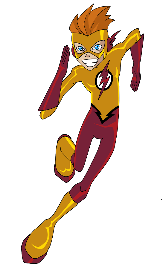 Kid Flash Transparent PNG Image