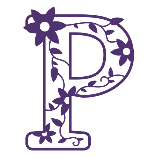 Floral Alphabet Picture Free Transparent Image HQ PNG Image