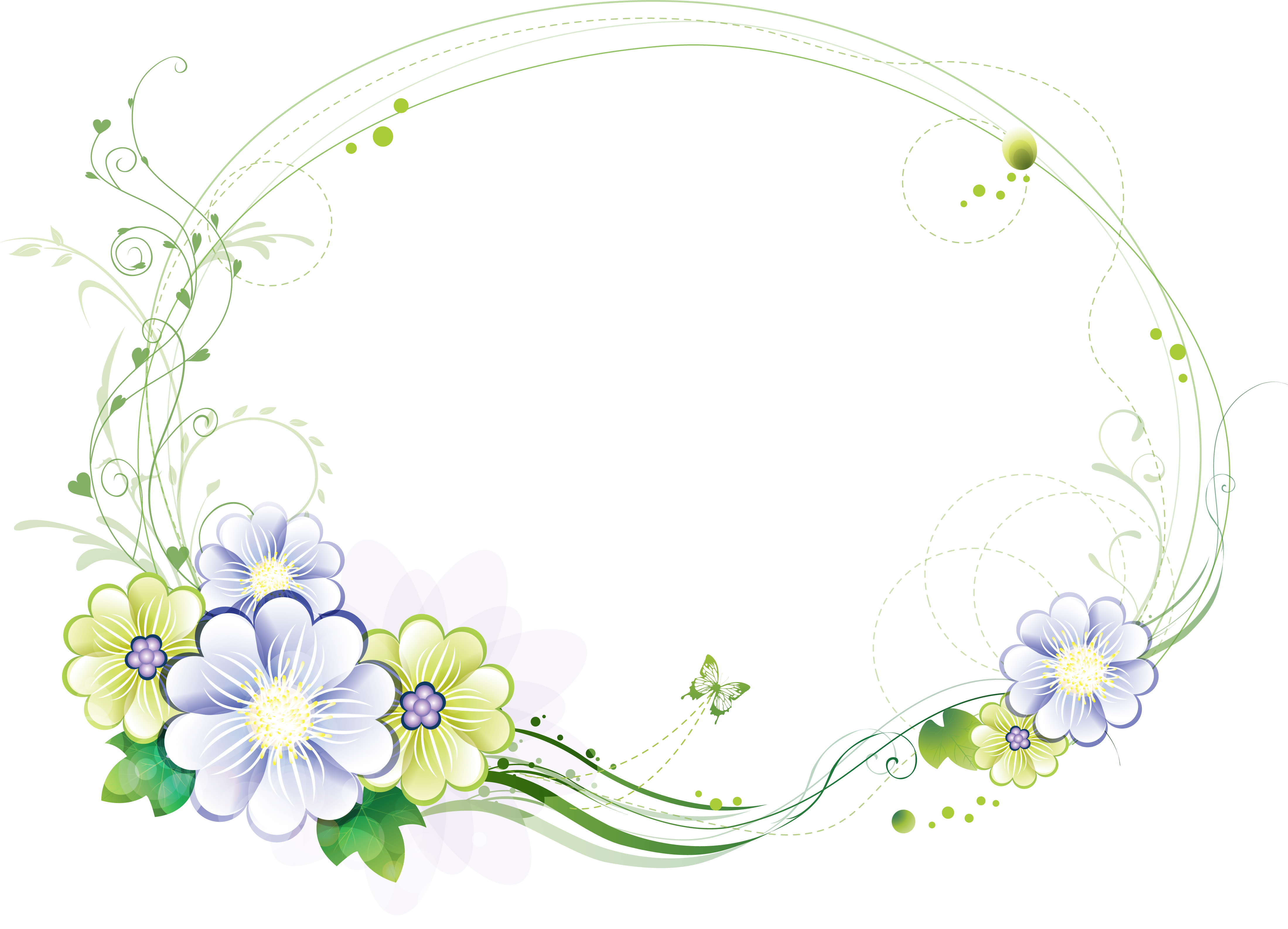 Frame Flower Free PNG HQ PNG Image