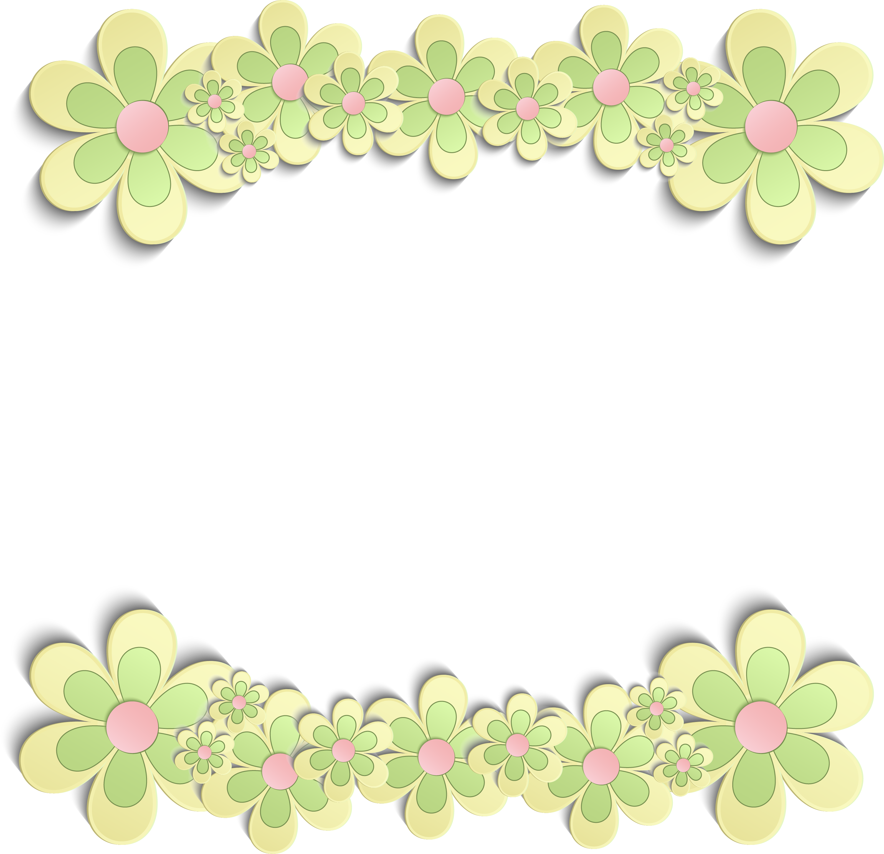 Frame Flower Green Free Download PNG HQ PNG Image