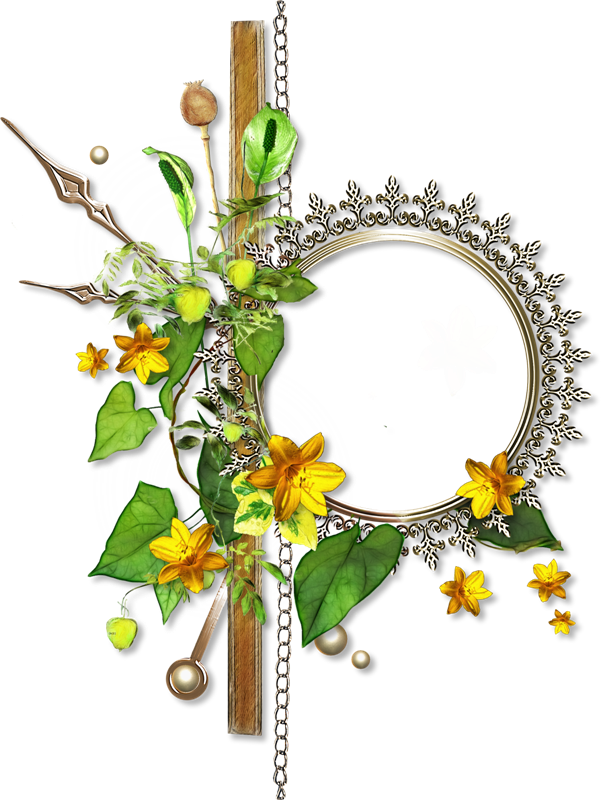 Simple Frame Flower Free Transparent Image HQ PNG Image