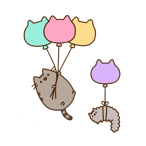 Pink Fashion Pusheen Accessory Kitten Cat PNG Image