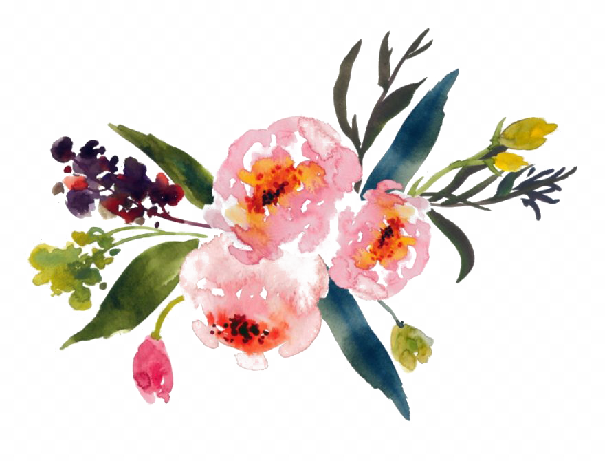 Watercolor Flower Art Free HD Image PNG Image