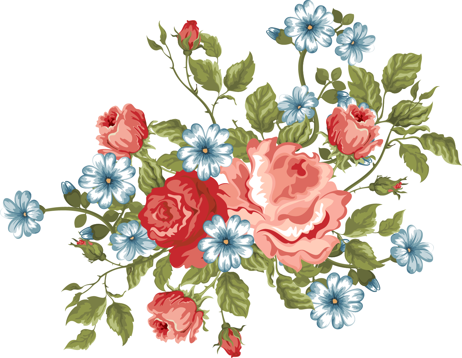 Flower Artwork HQ Image Free PNG Image