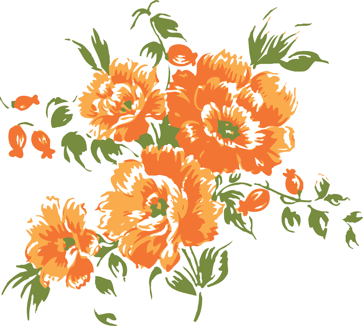 Flower Artwork Free Photo PNG Image