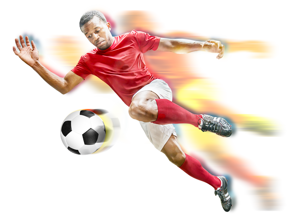 Vector Footballer Free HQ Image PNG Image