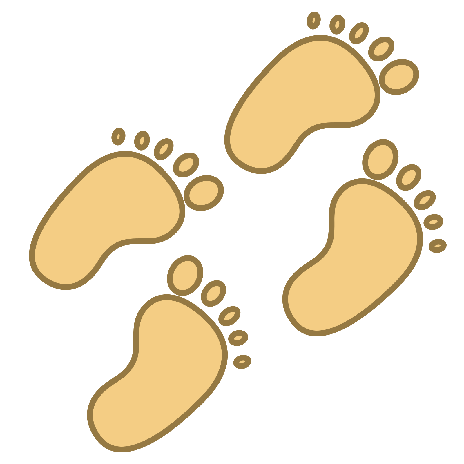 Walking Footprints PNG Image High Quality PNG Image