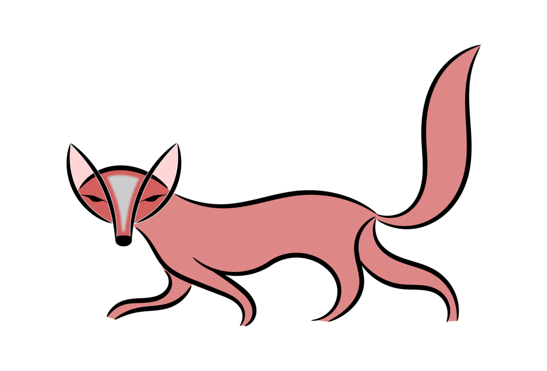 Cute Vector Fox PNG File HD PNG Image