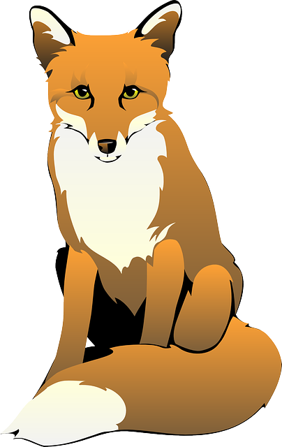 Artistic Fox File PNG Image