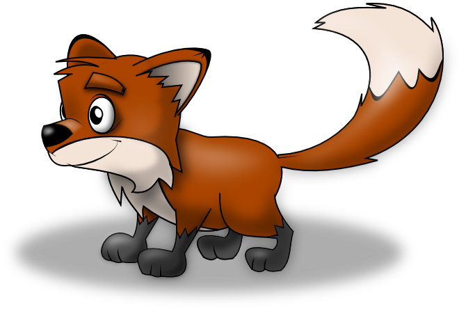 Artistic Fox PNG Image