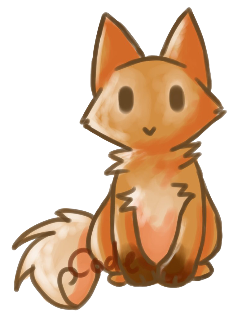 Artistic Fox Transparent Image PNG Image