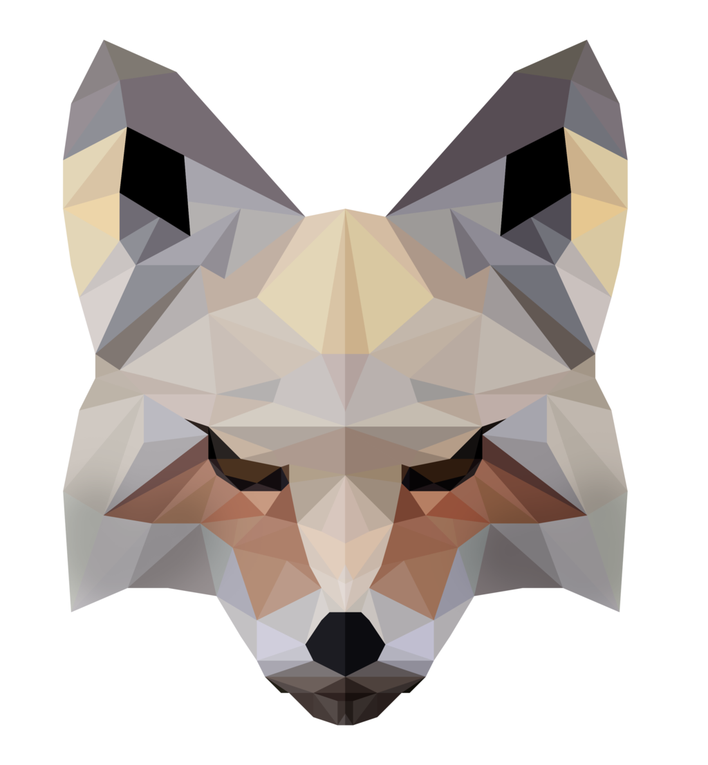 Art Fox Poly Low Animal Digital PNG Image