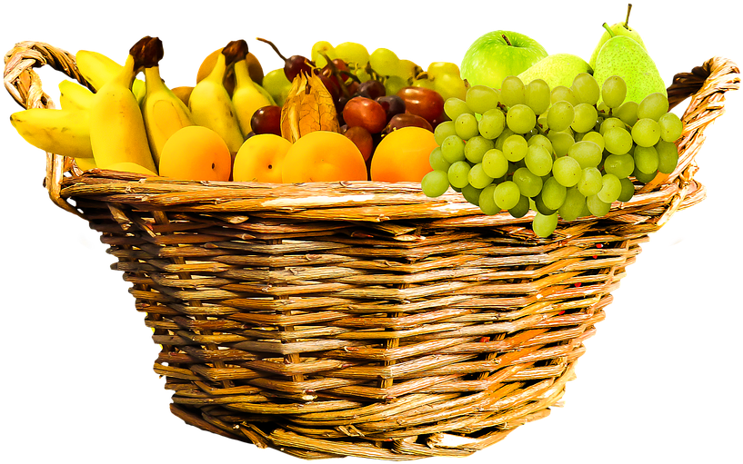 Basket Fruit Closeup Free Download PNG HQ PNG Image