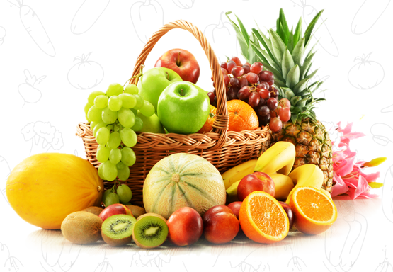 Basket Fruit Free Clipart HD PNG Image