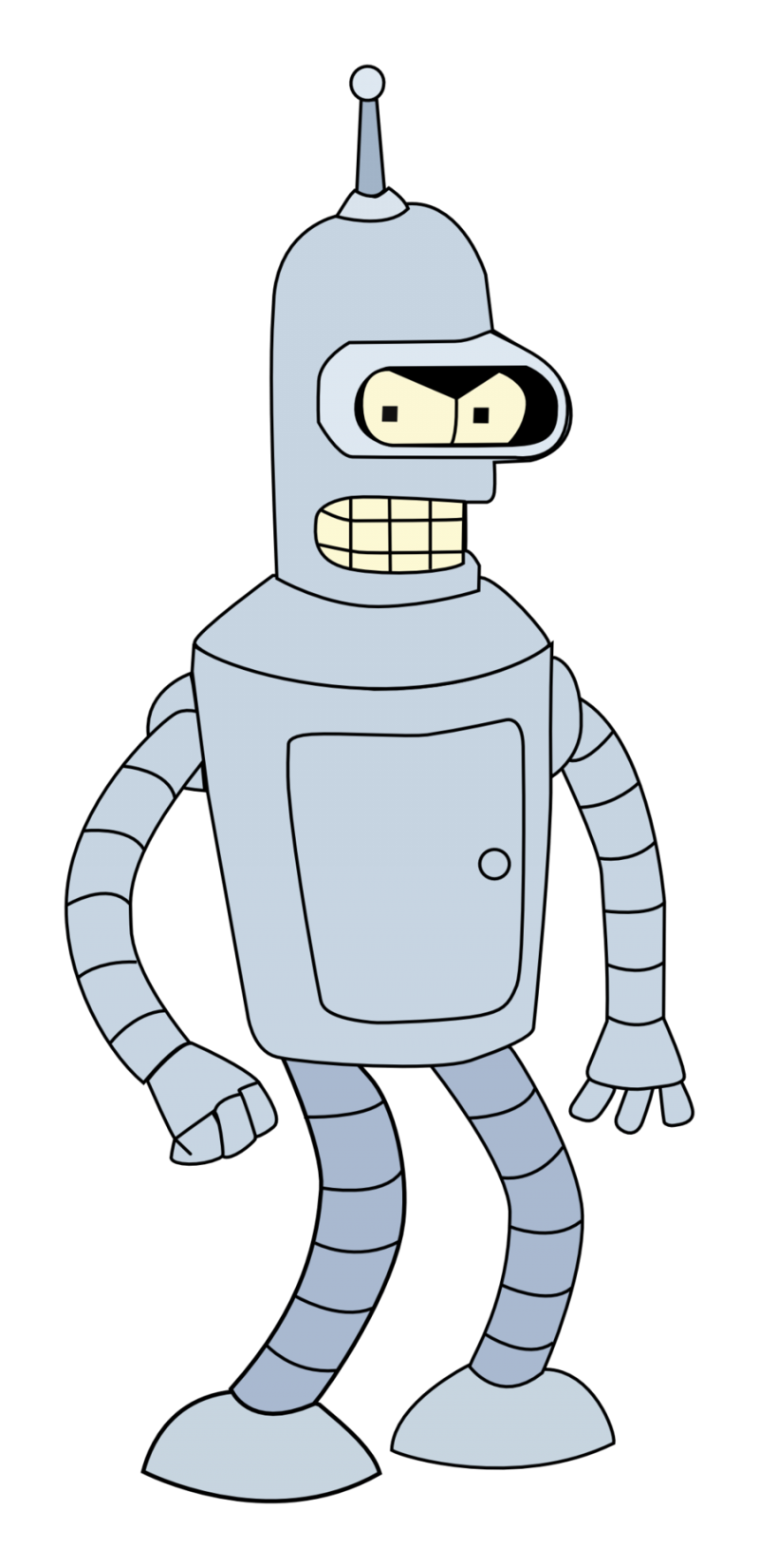 Futurama Cartoon Bender PNG Free Photo PNG Image