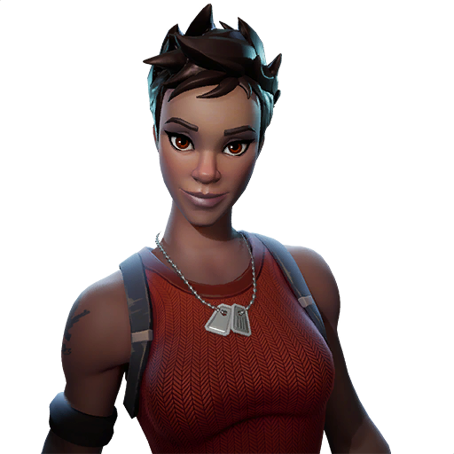 Brown Hair Royale Figurine Fortnite Forces Battle PNG Image