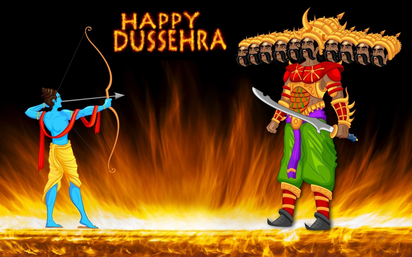 Durga Arts Puja Performing Pc Game Ravana PNG Image