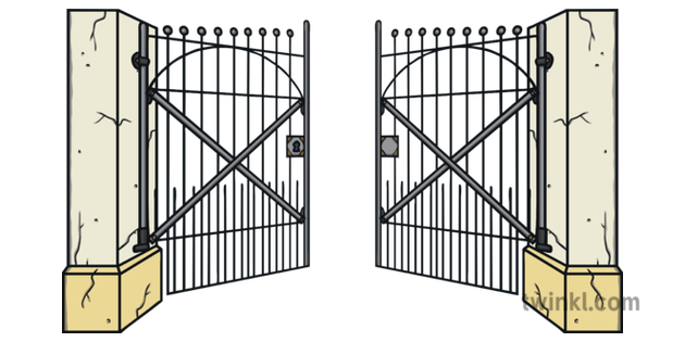 Gate Entrance Open Free Transparent Image HQ PNG Image