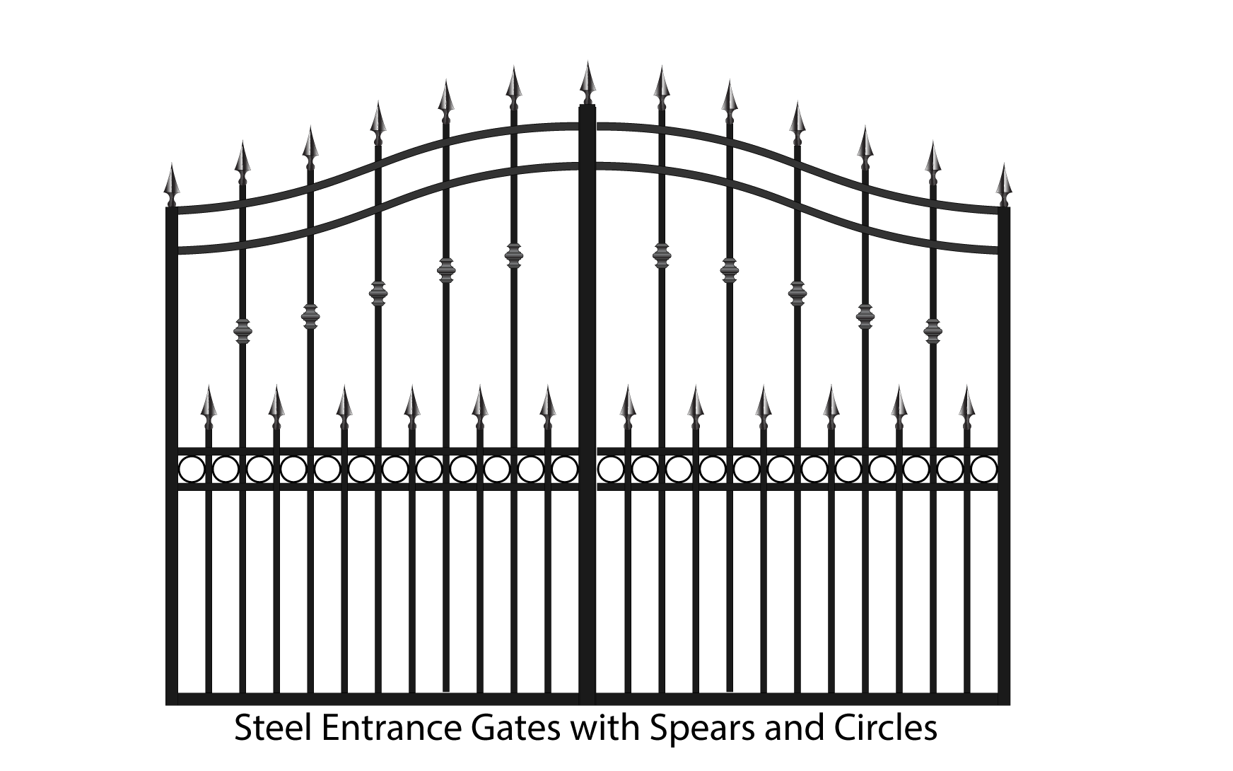 Steel Gate Metal Free Photo PNG Image