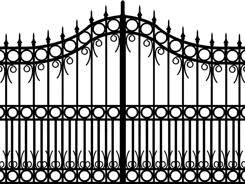 Steel Gate Free HD Image PNG Image