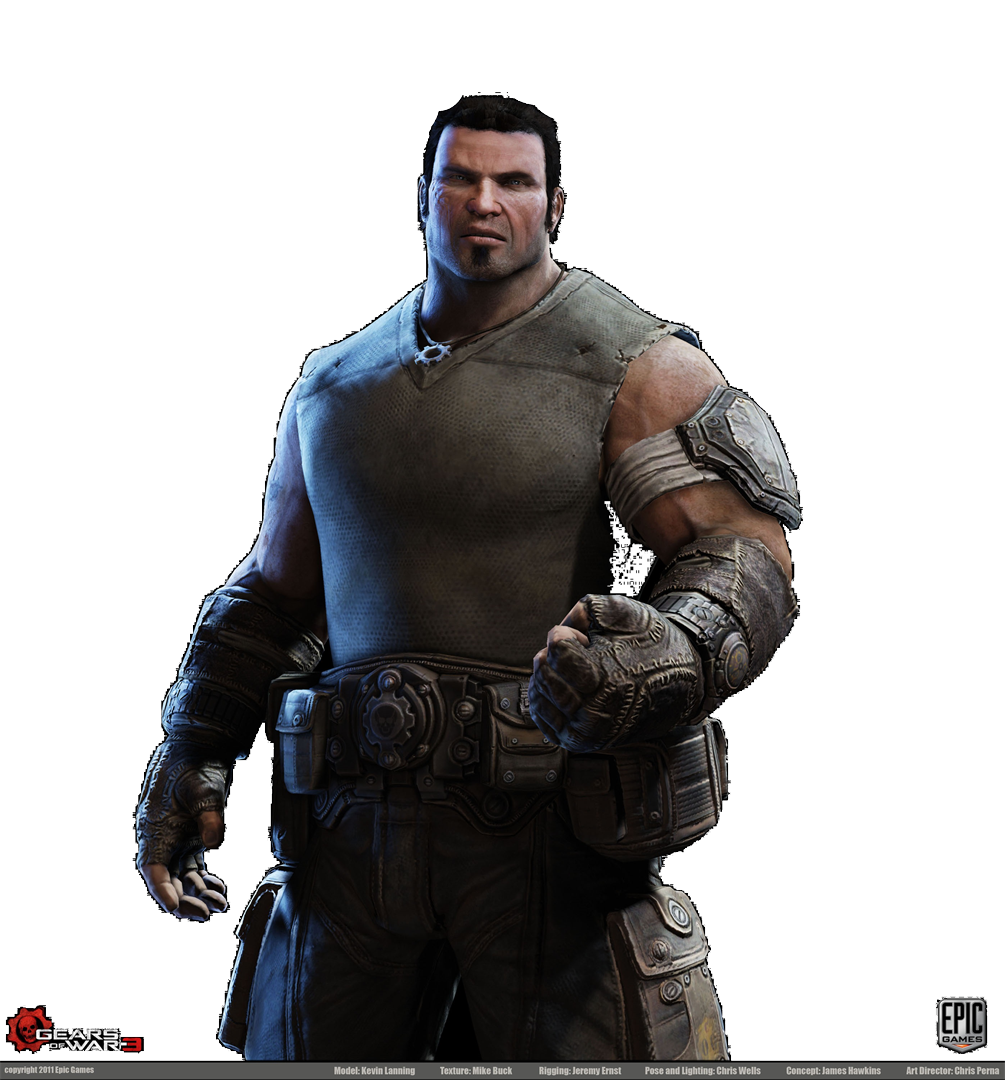 Marcus Fenix File PNG Image