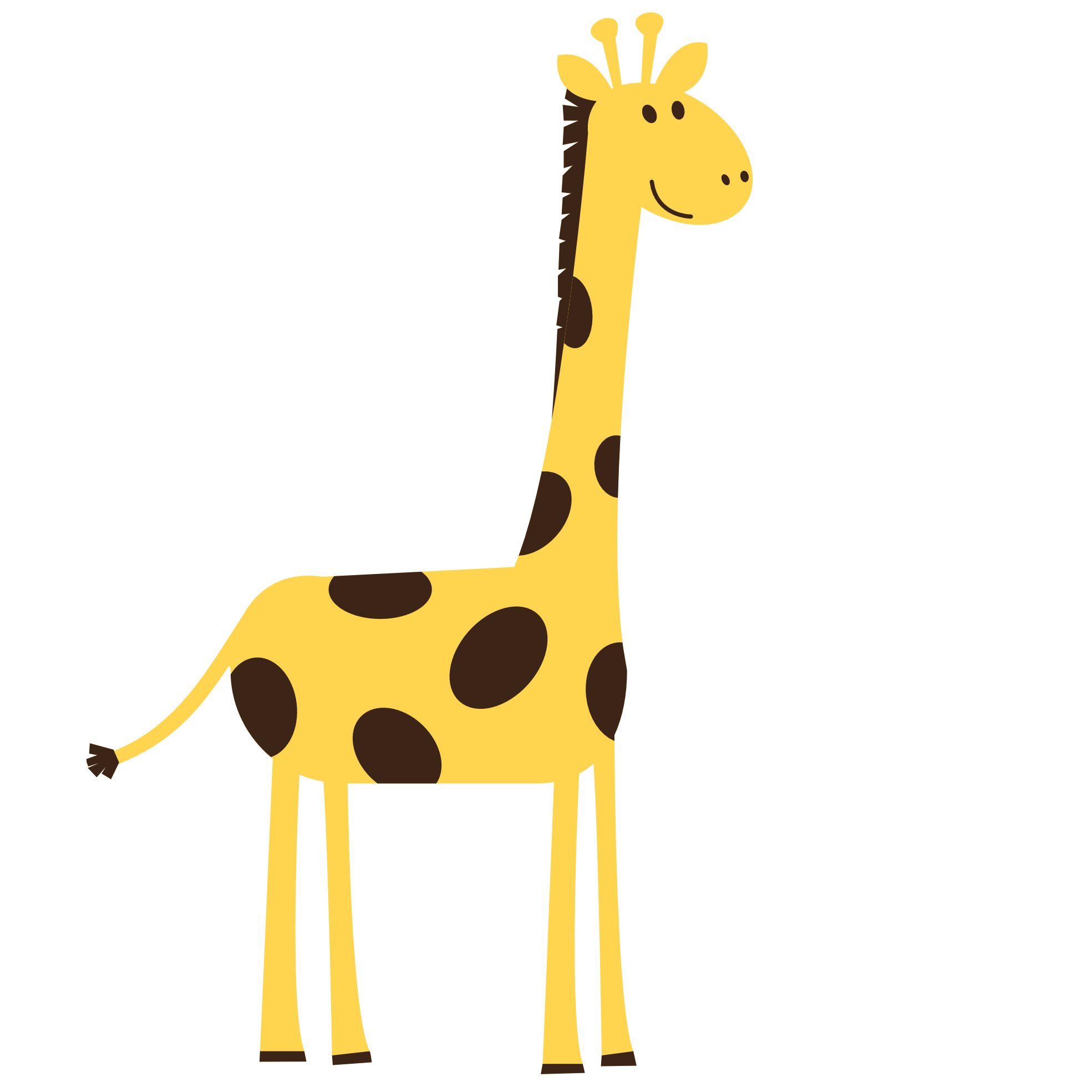 Giraffe Vector Free Download PNG HQ PNG Image