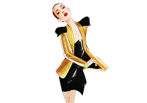 Fashion Girl Clipart PNG Image