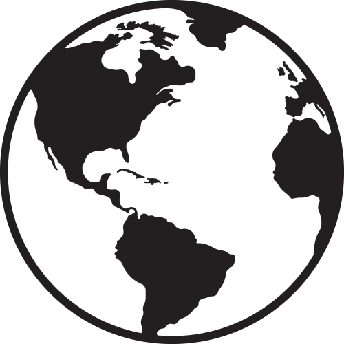 Map Silhouette Human Globe Behavior World PNG Image