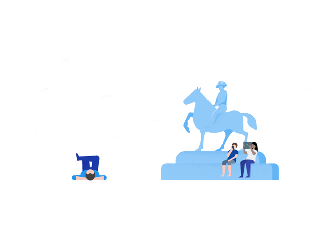 Blue Dribbble Google Travel Illustration Free Transparent Image HD PNG Image