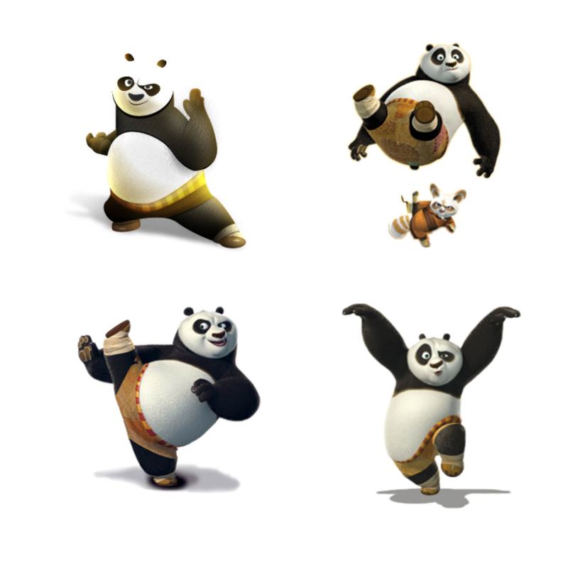 Giant Fu Shifu Panda Master Kung Tai PNG Image