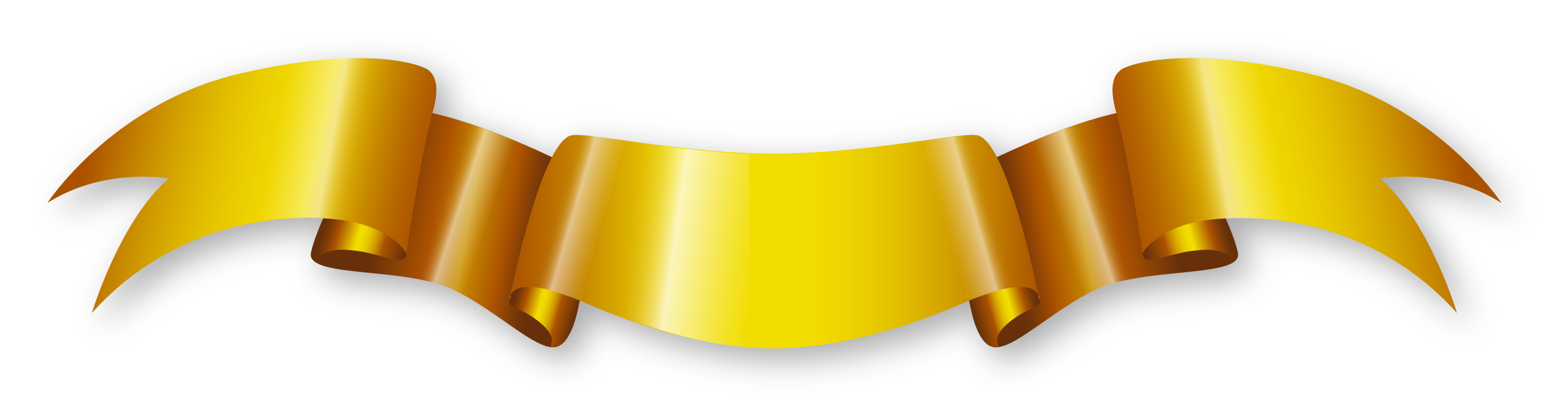 Golden Ribbon Image Free HD Image PNG Image